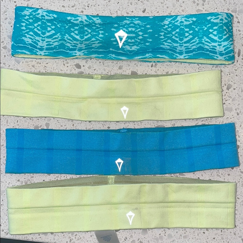 Ivivva Kids Hair Accessories - Blue and Yellow Headbands